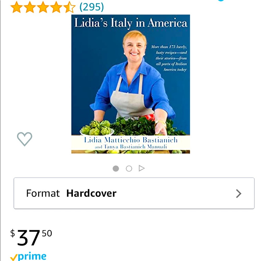 Lidia's Italy in America: A Cookbook